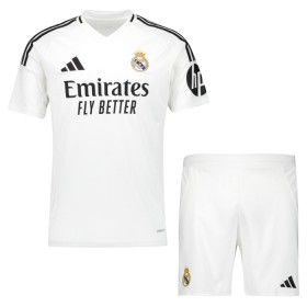Camisolas Real Madrid Criança 1º Equipamento Principal 2024-25 Manga Curta